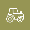 row vegetation removal icon